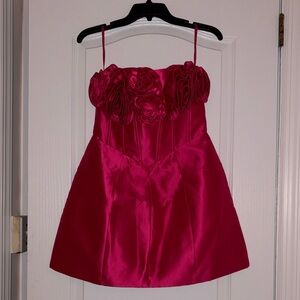 Eliya The Label Elegant Pink Rose Dress